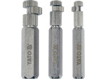Орудие для выкручивания ниппелей YATO 3/8", 1/2", 3/4", 3 элем. (YT-21793)