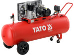 Компресор мережевий YATO 380 В, 2,2 кВт, тиск ≤ 10 Bar, под. повітря- 400 л/хв, ресивер- 200 л (YT-23321)