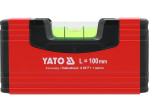 Рівень будівельний магнітний 100 мм YATO YT-30350, кишеньковий, 1 вічко