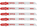 Полотно для электролобзика YATO BI-METAL (дерево), 6TPI, l=100м, набор 5пр. (YT-3400)
