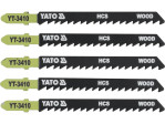 Холст для электролобзика (дерево) YATO : 6TPI, L= 100 мм. Уп. 5 Шт. (YT-3410)