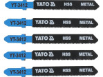 Полотно для электролобзика YATO : 21TPI, L= 75 мм, Уп. 5 Шт. (YT-3412)