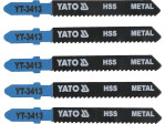 Полотно для электролобзика YATO : 12TPI, L= 75 мм, Уп. 5 Шт. (YT-3413)