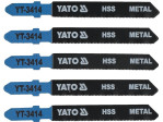 Полотно для электролобзика YATO : 32TPI, L= 75 мм, Уп. 5 Шт. (YT-3414)