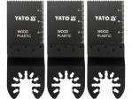 Полотна-насадки режущие YATO BIM: универсальные для реноватора, 3 шт., 40 х 34 мм (YT-34685)