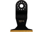 Полотно-насадка режущее биметалл для реноватора YT-82223 YATO по дереву и металлу l=90мм, w=65мм (YT-34703)