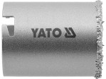 Сверло корончатое из вольфрама YATO по бетону, кирпичу, керамике, силикату Ø=53мм, l=65 мм (YT-43912)