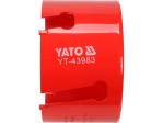 Коронка универсальная TCT 102 мм YATO YT-43983, резьба 5/8", глубина 60 мм