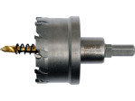 Коронка по металлу TCT 55 мм YATO YT-44068, хвостовик 3/8", глубина 25 мм