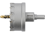 Коронка по металлу TCT 65 мм YATO YT-44070, хвостовик 3/8", глубина 25 мм