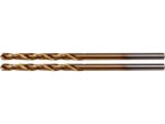 Сверло по металлу HSS-TiN 2,5 мм YATO YT-44633, DIN 338, 2 шт