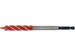 Сверло по дереву 12×165 мм YATO YT-44681, 4 кромки, HEX 1/4"