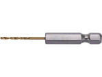 Сверло по металлу HSS-TiN 1,5 мм YATO YT-44750, DIN 338, HEX 1/4"