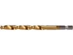Сверло по металлу HSS-TiN 7,5 мм HEX 1/4" YATO YT-44767, длина 109 мм