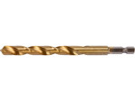 Сверло по металлу HSS-TiN 9,0 мм HEX 1/4" YATO YT-44770, DIN 338, 125 мм