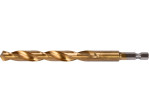 Сверло по металлу HSS-TiN 10,0 мм YATO YT-44772, DIN 338, HEX 1/4"