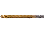Сверло по металлу HSS-TiN 8,0 мм YATO YT-44826, хвостовик HEX 1/4"
