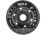 Диск-фреза выпуклый к КШМ YATO по дереву, шпатлевке, гипсу; Ø=120/22.2 мм, t= 16/6мм шероховатый №1 (YT-59180)
