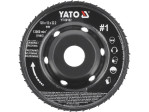 Диск-фреза выпуклый к КШМ YATO по дереву, шпатлевке, гипсу; Ø=120/22.2 мм, t= 16/12 мм шероховатый №1 (YT-59182)