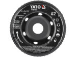 Диск-фреза выпуклый к КШМ YATO по дереву, шпатлевке, гипсу; Ø=120/22.2 мм, t= 18 мм шероховатый № 2 (YT-59185)