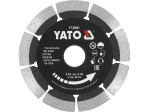 Диск алмазный отрезной сегментный 115×22,2 мм YATO YT-59961, бетон, кирпич