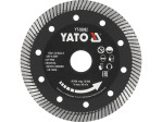 Диск алмазный отрезной турбо 125×22,2 мм YATO YT-59982, гранит, клинкер