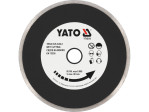Диск алмазный отрезной сплошной 180×22,2 мм YATO YT-6014, мокрый рез