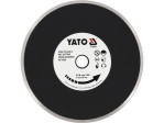 Диск алмазный отрезной сплошной 230×22,2 мм YATO YT-6015, мокрый рез