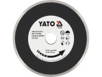 Диск алмазный отрезной сплошной 180×25,4 мм YATO YT-6016, мокрый рез