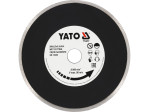 Диск алмазный отрезной сплошной 200×25,4 мм YATO YT-6017, мокрый рез