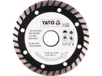Диск алмазный отрезной турбо 115×22,2 мм YATO YT-6022, сухой и мокрый рез