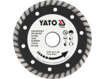 Диск алмазный отрезной турбо 125×22,2 мм YATO YT-6023, сухой и мокрый рез