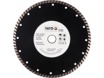 Диск алмазный отрезной турбо 230×22,2 мм YATO YT-6025, сухой и мокрый рез