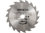 Диск пильный по дереву твердосплавный YATO YT-6055, 160×18T×20 мм