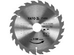 Диск пильный по дереву твердосплавный YATO YT-6060, 184×24T×30 мм