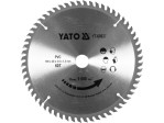 Диск пильный по ПВХ 185×60T×20 мм YATO YT-60627