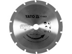 Диск пильный по дереву с гвоздями YATO YT-60628, 185×14T×20 мм