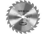 Диск пильный по дереву твердосплавный YATO YT-6066, 205×24T×18 мм