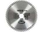 Диск пиляльний победітовий по дереву YATO: 210х30x3.2x2.2 мм, 60 зубців, R.P.M. до 8000 1/хв (YT-6068) YT-6068