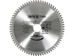 Диск пильный по алюминию YATO, 210х30х3.0x2.2 мм, 72 зубца, R.P.M до 8000 1/мин (YT-6093) YT-6093