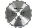 Диск пильный по алюминию YATO, 250х30х3.0x2.2 мм, 100 зубцов, R.P.M до 6000 1/мин (YT-6095) YT-6095