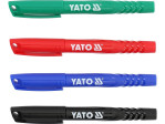 Маркеры технические YATO 4 шт, синий, красный, черный и зеленый (YT-69304)