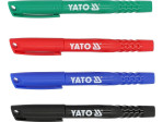 Маркеры технические YATO 36 шт, синий, красный, черный и зеленый (YT-69310)