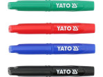 Маркеры технические YATO 72 шт, синий, красный, черный и зеленый (YT-69311)