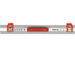 Линейка столярная алюминиевая YATO YT-70715, 1000 мм, с уровнем