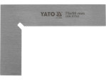 Угольник слесарный 75×50 мм YATO YT-70750, класс точности 2, DIN 875/2