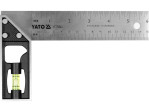 Косинець слюсарний 150 мм з рівнем YATO YT-70843, нержавіючий