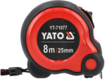Рулетка измерительная YATO YT-71077, 8 м x 25 мм, обрезиненный корпус