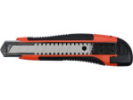 Нож с отламывающимся лезвием 18 мм YATO YT-75071, SK5, фиксатор, ABS/TPR