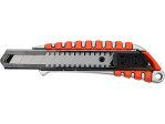 Нож с отламывающимся лезвием 18 мм YATO YT-75122, SK5, корпус цинк/TPR